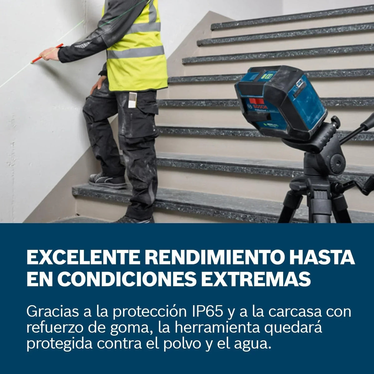 Bosch Professional Nivel láser GLL 20-22 G (soporte LB 10, láser verde, uso en interiores, doble fuente de alimentación, 2 pilas LR6 de 1,5 V, bolsa protectora, trípode BT 150)
