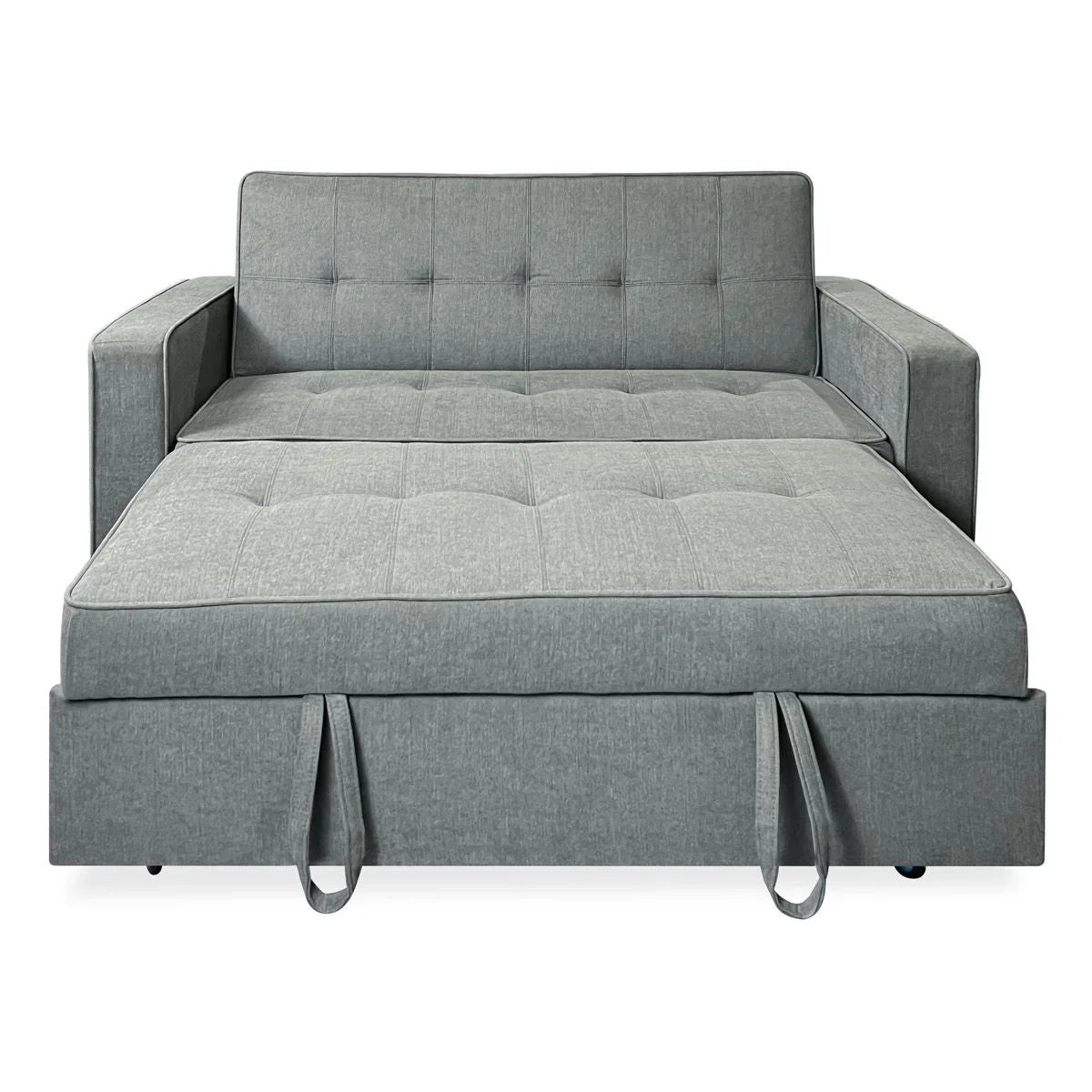 2026 Sofá Cama De 2 Plazas Modelo Vienna Con Reposabrazos, Gris, Diseño Moderno, Práctico Y Funcional