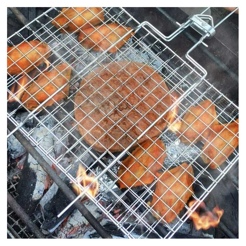 Parrilla Para Asar Comida En Barbacoa Parrillera 51x34x22cm
