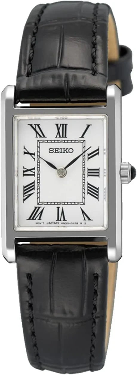 Seiko Reloj analógico para Mujer con Correa de Piel SWR107P1