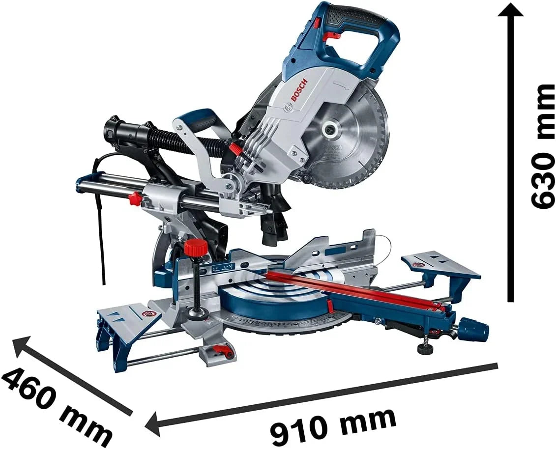 Bosch Professional ingletadora telescópica GCM 8 SJL (1600 W, Ø del disco de sierra: 216 mm)