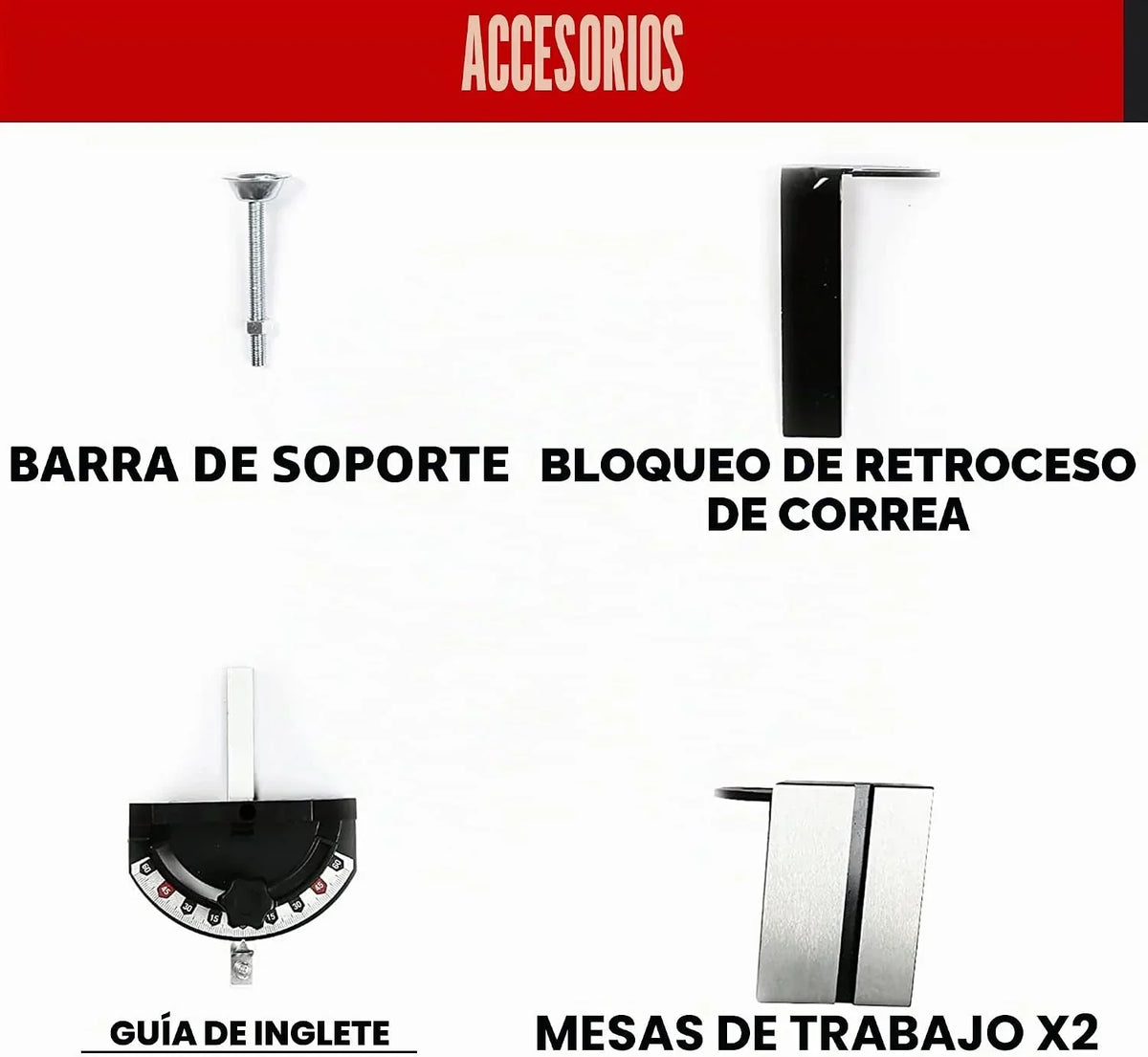 BUCKTOOL 5.0A Lijadora de disco de banda de 4" x 36" y lijadora de disco de 6" con motor de accionamiento directo de 3/4HP y base Al portátil, modelo mejorado BD4603