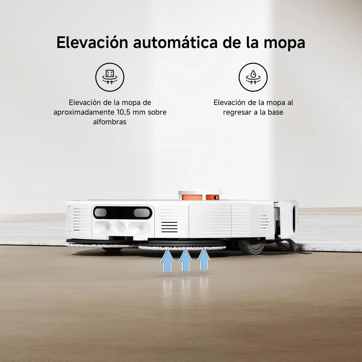 XIAOMI H50 Pro Robot Aspirador con Fregado, 15000Pa, Brazo Extensible