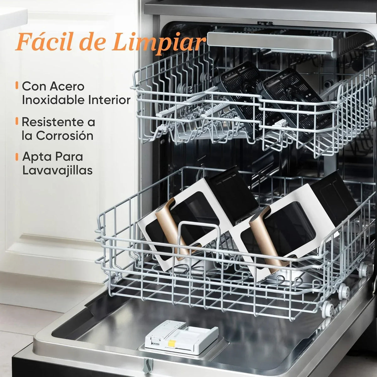 Cosori Freidora de Aire 8,5L, Doble Cesta con Ventana, 10 Funciones, Blanca