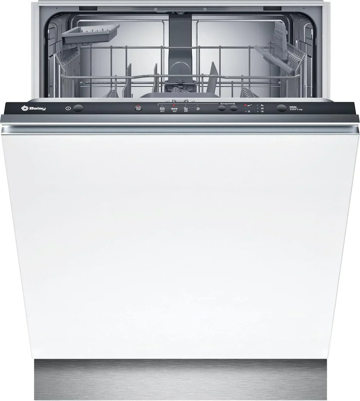 Balay Built-in Dishwasher, 12 Service, 60 cm Width, Half Load, Fast Program, Quiet, 3VF304NP