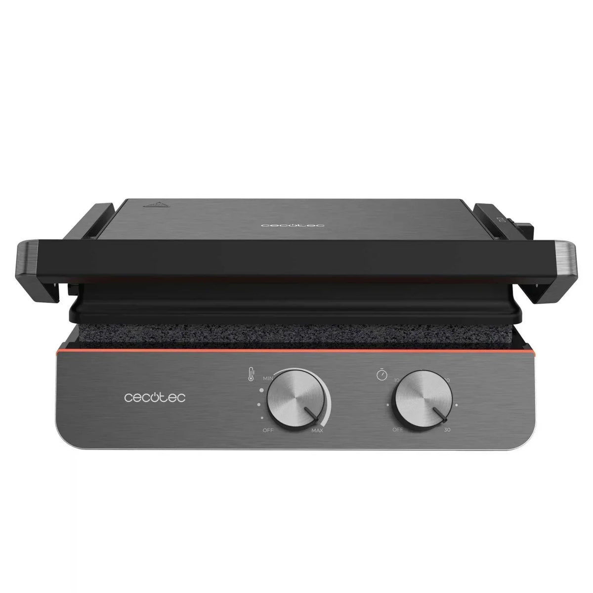 Barbacoa Eléctrica Cecotec Rock’nGrill Blaze Neon, 2200 W - Negro