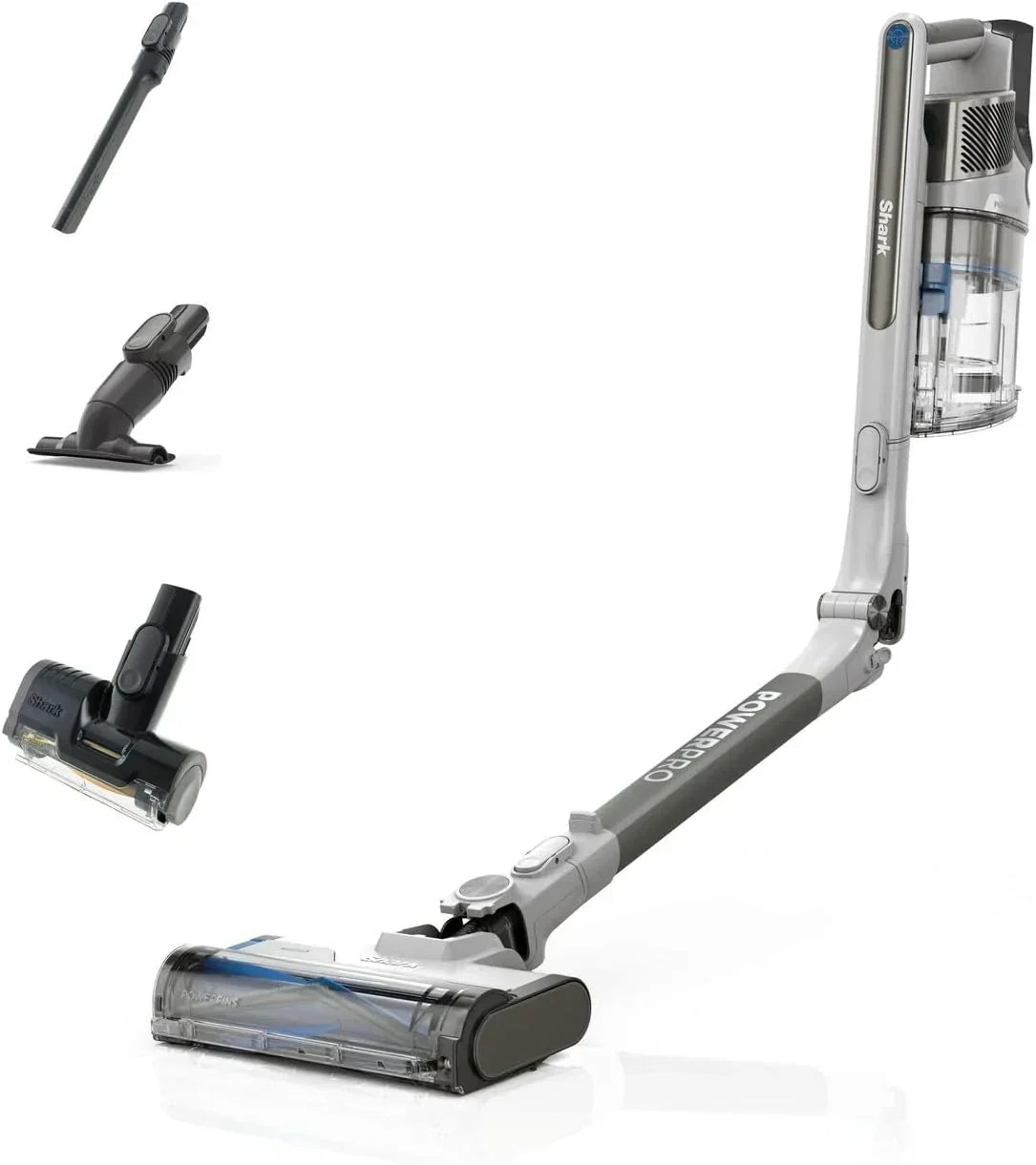 Shark Stratos Cordless Vacuum Cleaner, 60 min Autonomy, Anti Hair Wrap Technology, Clean Sense IQ, PowerFins Plus, Car Cleaning Kit, Narrow Nozzle, Multi-Surface Brush, Copper IZ400EUTBK