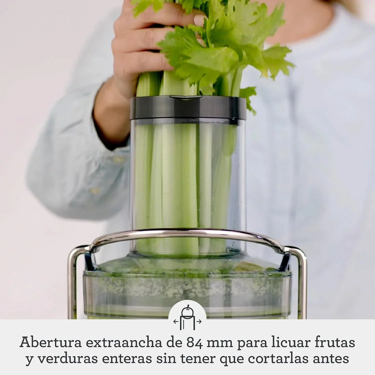 Sage Nutri Juicer Cold - Exprimidor de Zumo, Plata