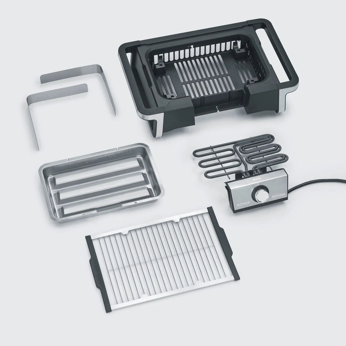 Barbacoa Grill Eléctrica Boost Negro Pg 8113 Severin