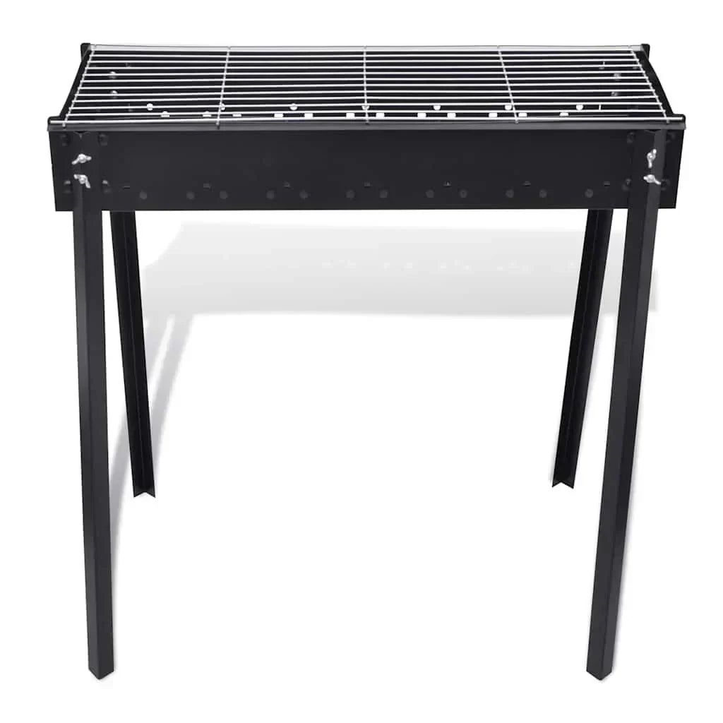 Barbacoa De Carbón Cuadrada Con Soporte Vidaxl