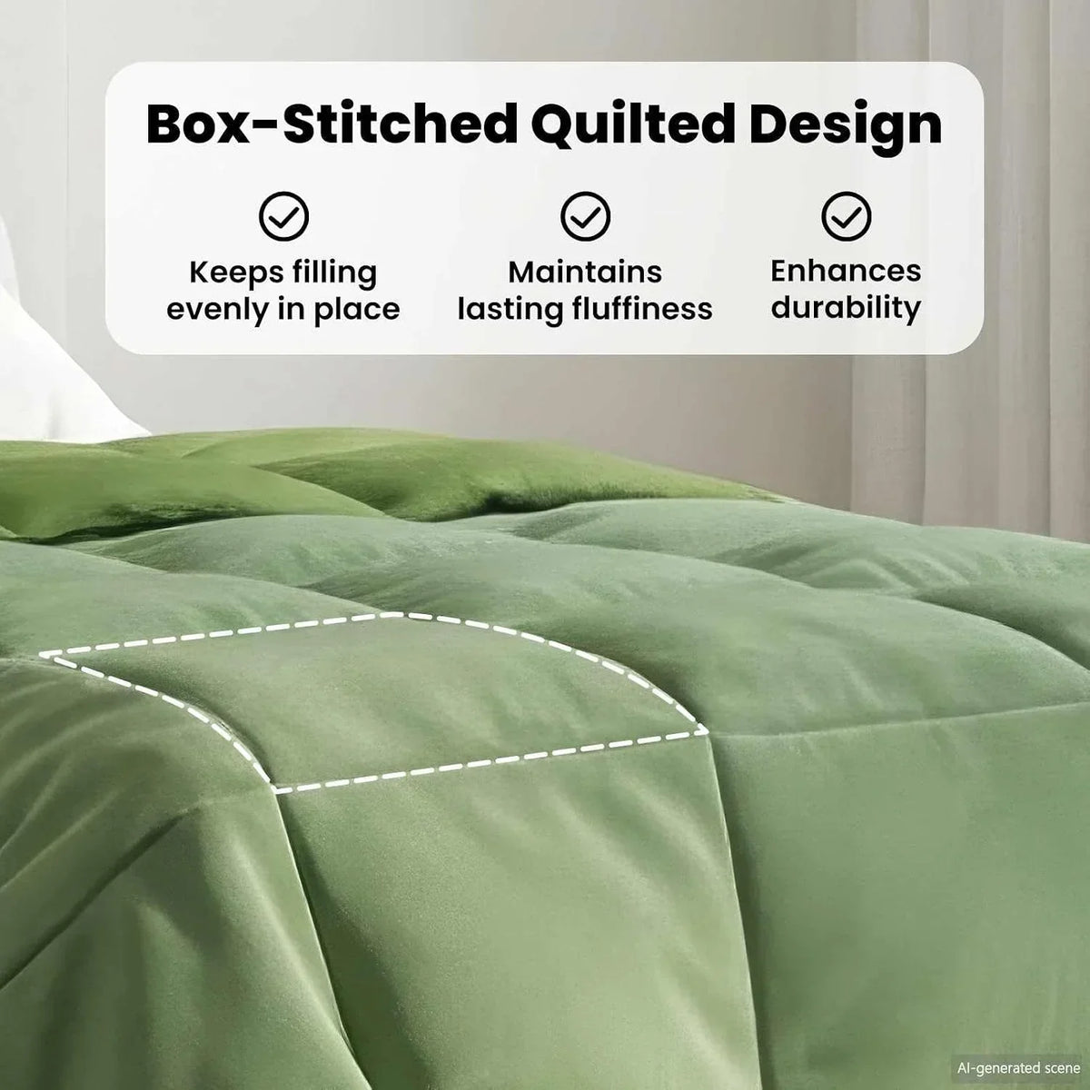 VidaXL - Edredón de invierno (240 x 260 cm, microfibra, edredón moderno y asequible, ropa de cama de microfibra cómoda, funda de edredón versátil, suave acolchado