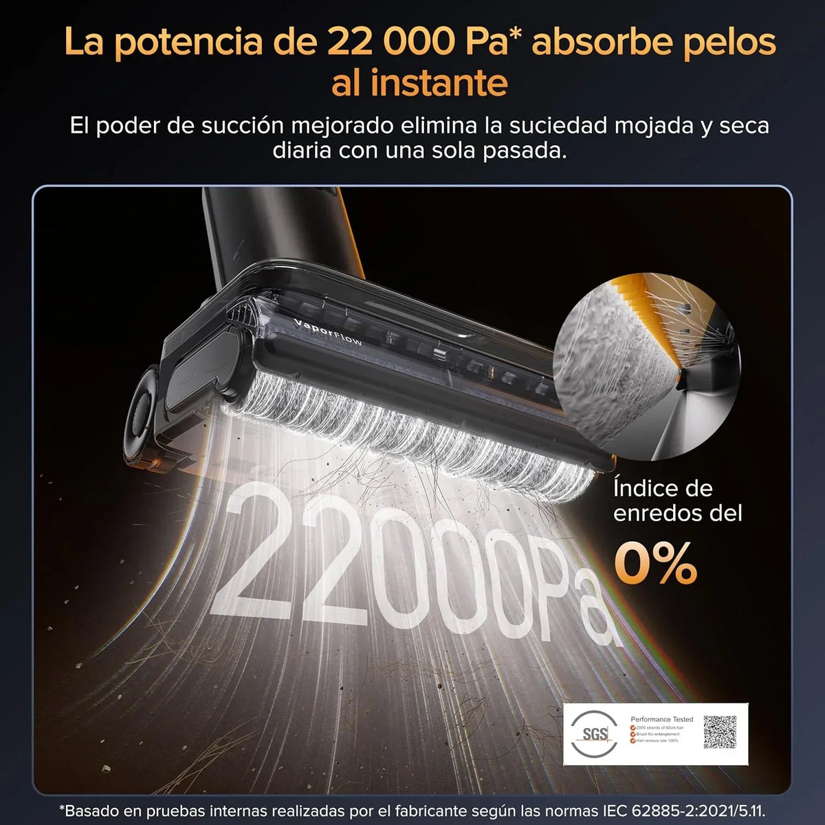 roborock F25 Ultra Aspiradora en seco y húmedo a Vapor de 180°C