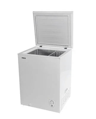 MAŁA ZAMRAŻARKA SKRZYNIOWA 2w1 LODÓWKA 100L KOSZ LED BIAŁA