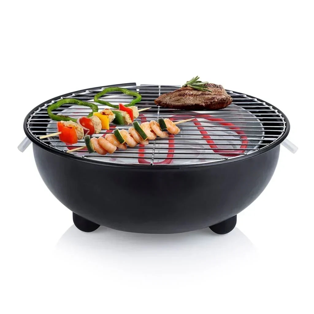 Barbacoa Eléctrica De Mesa Bq-2880 1250 W 30 Cm Negra Tristar