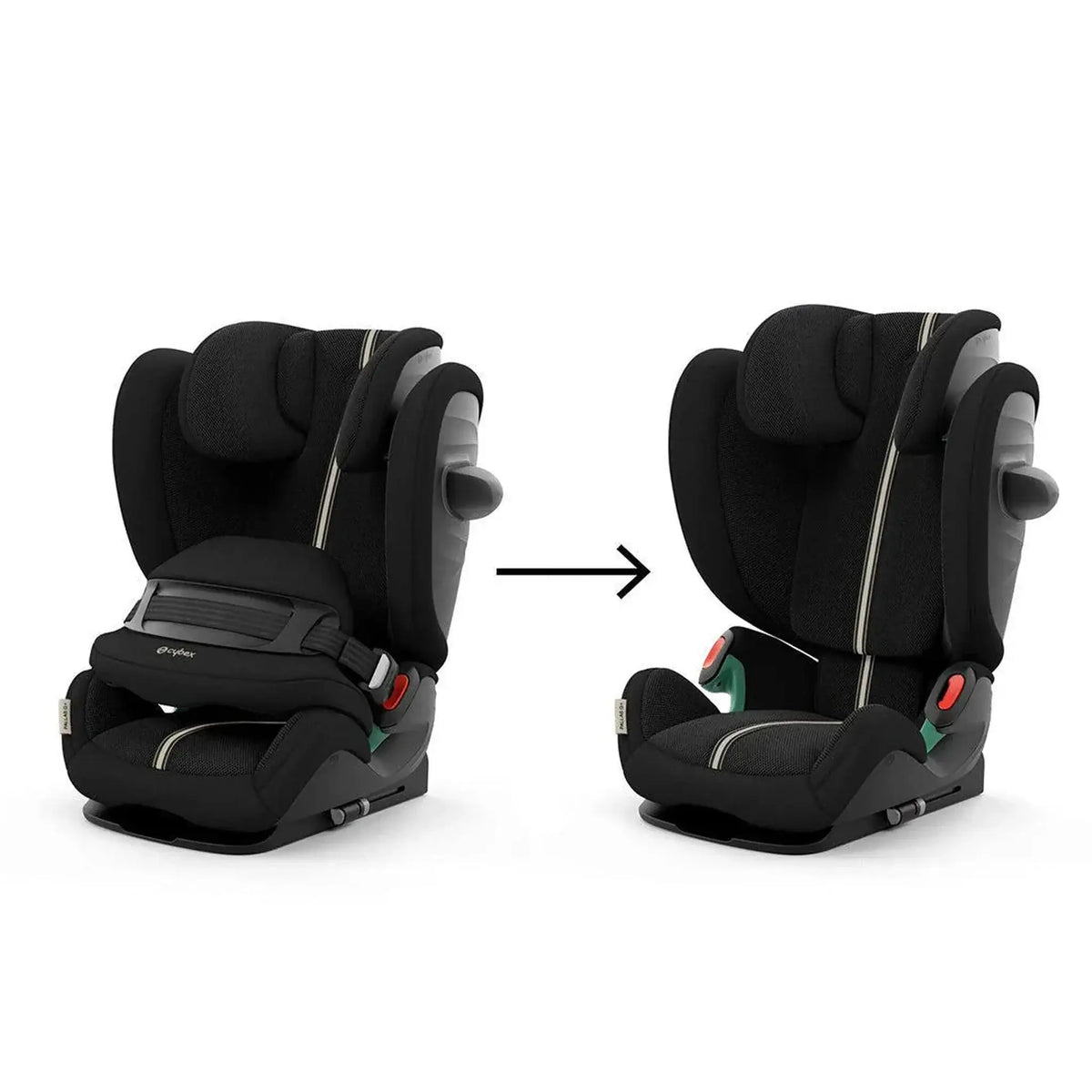 2025 Silla de Coche CYBEX Pallas G i-Size Plus ISOFIX Negro Luna-Negro
