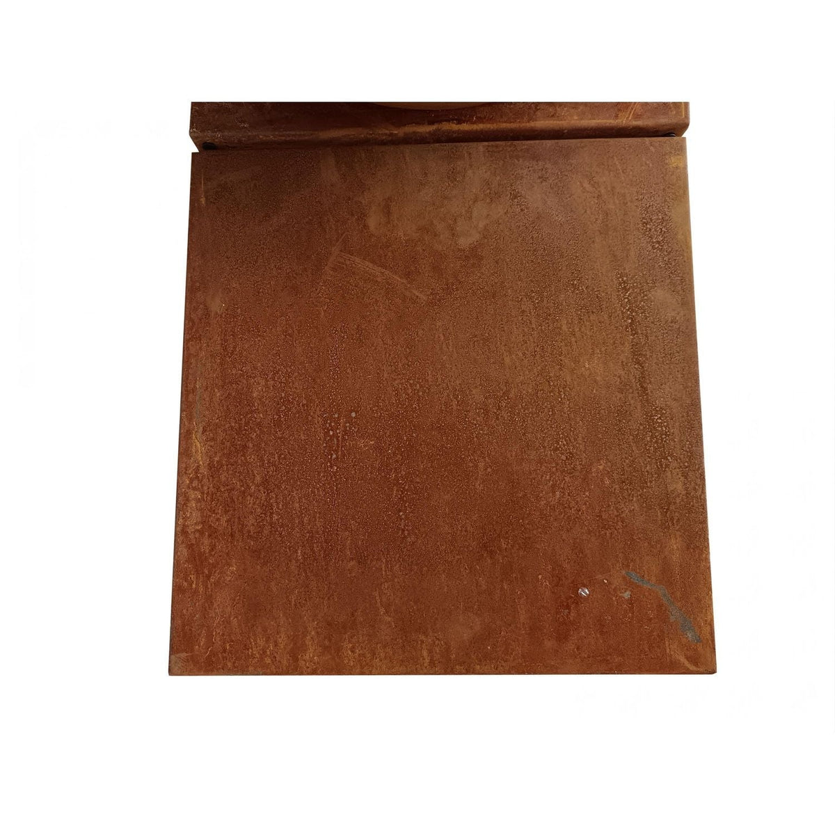 Barbacoa De Acero Corten Con Plancha De 60 Cm
