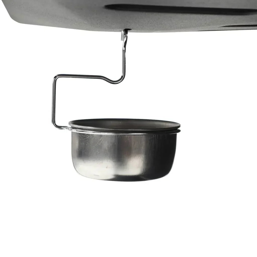Barbacoa Portátil De Gas Con 6 Zonas De Cocción Negra De Acero Vidaxl