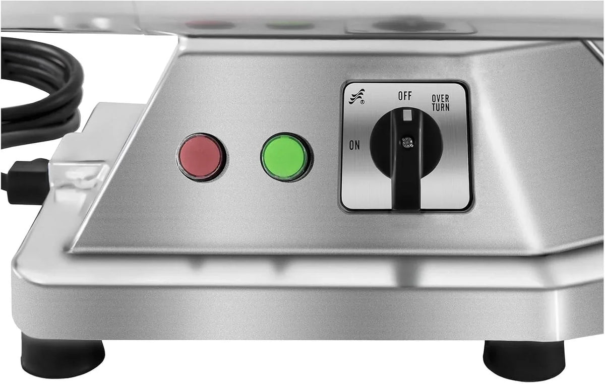 Royal Catering Picadora de carne Électrica Profesional RCFW 220 Expert (220 kg/h, 1100 W, 230 V, 2 Cuchillas, 4 Discos perforados)