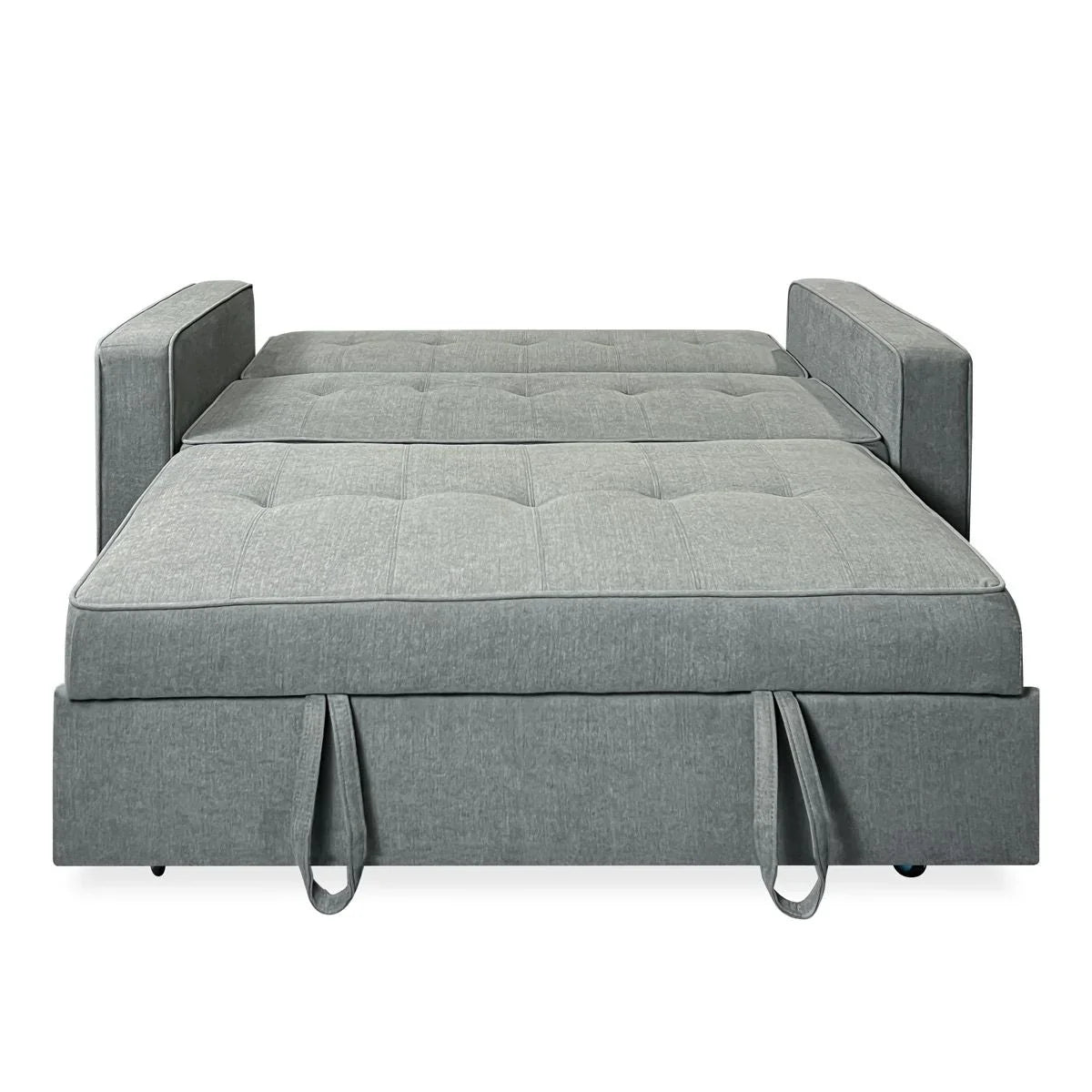 2026 Sofá Cama De 2 Plazas Modelo Vienna Con Reposabrazos, Gris, Diseño Moderno, Práctico Y Funcional