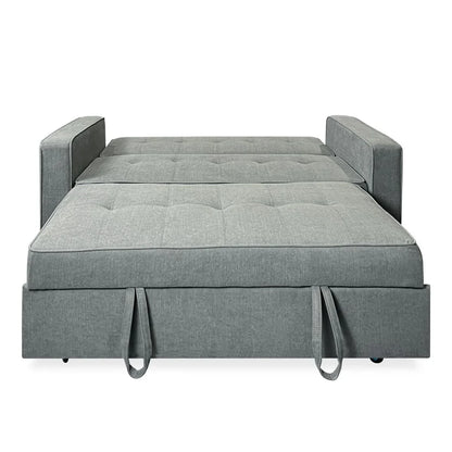 2026 Sofá Cama De 2 Plazas Modelo Vienna Con Reposabrazos, Gris, Diseño Moderno, Práctico Y Funcional