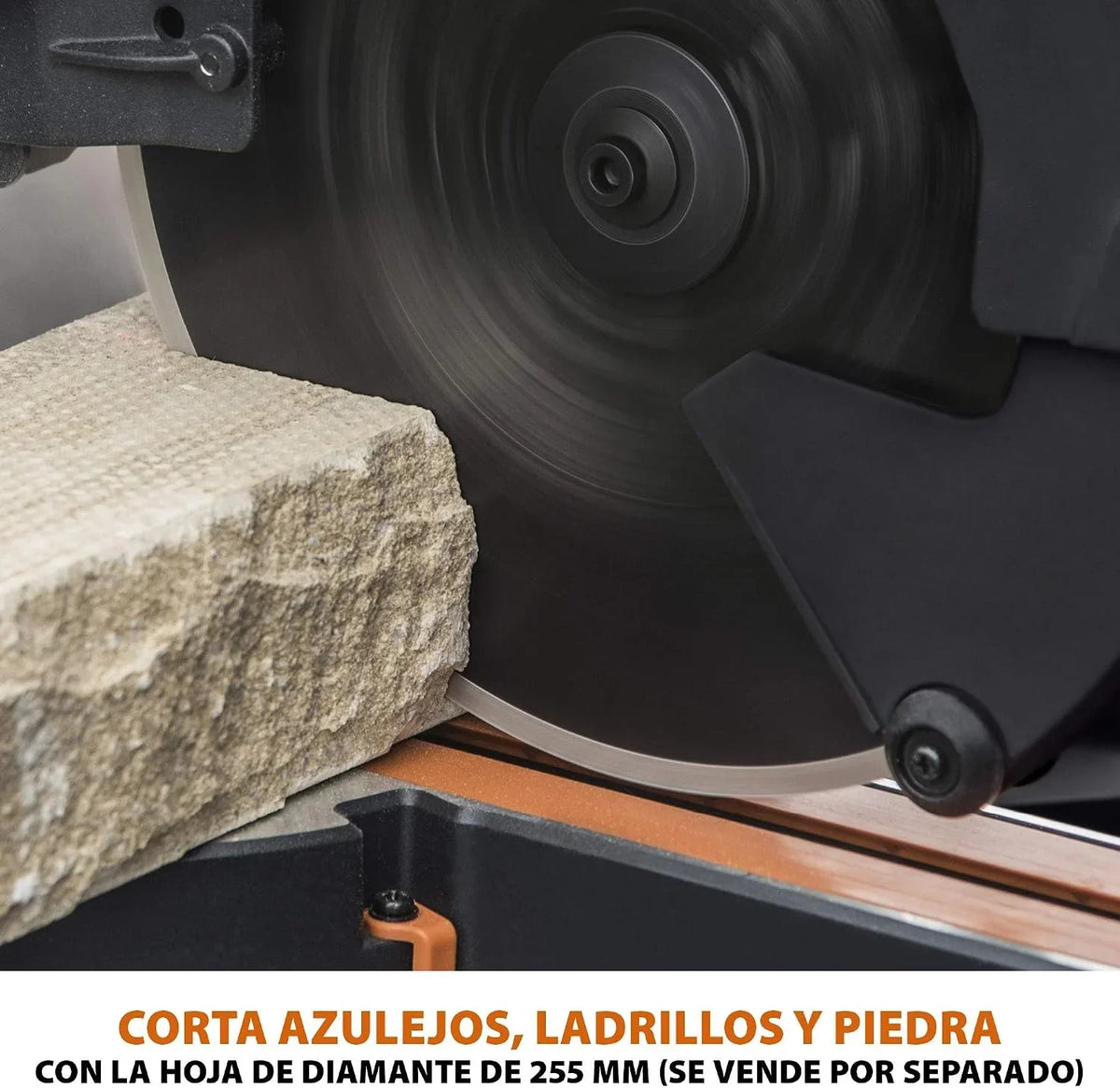 Evolution Power Tools R255SMS-DB ingletadora, Sierra ingletadora deslizante multimaterial de 255 mm, con doble bisel y paquete plus, hasta 300 mm x 90 mm, 5° a izquierda y derecha, inglete de 50°