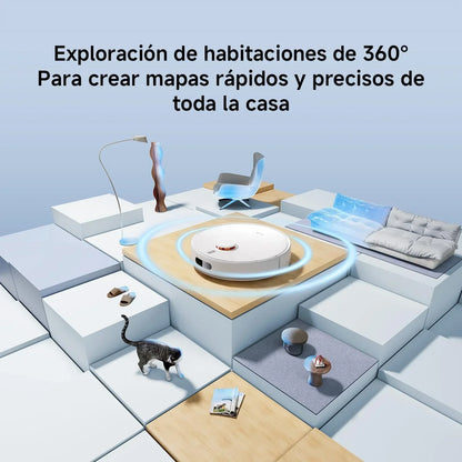 XIAOMI S40C Robot Aspirador con Fregado, 5000 Pa, Control App y Voz