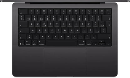 MacBook Pro Portátil de 14,2" con M5,CPU de 10 núcleos y GPU de 10 núcleos: Creado para Intelligence, Pantalla Liquid Retina XDR y 16 GB de Memoria unificada, 512GB; Negro Espacial