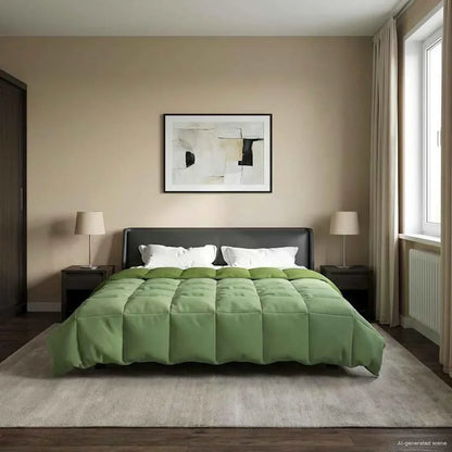 VidaXL - Edredón de invierno (240 x 260 cm, microfibra, edredón moderno y asequible, ropa de cama de microfibra cómoda, funda de edredón versátil, suave acolchado
