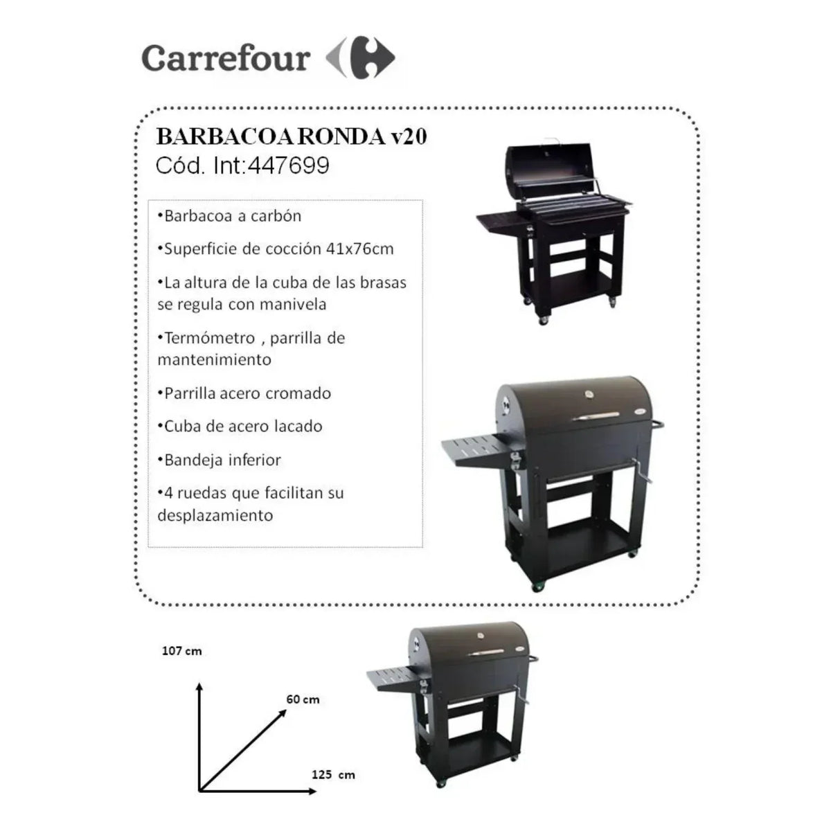 Barbacoa Mod. Ronda V-2020