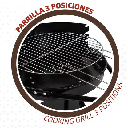 Barbacoa Carbón Portátil Aktive