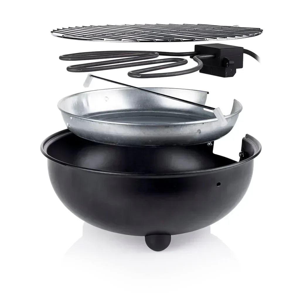 Barbacoa Eléctrica De Mesa Bq-2880  1250 W 30 Cm Negra Tristar