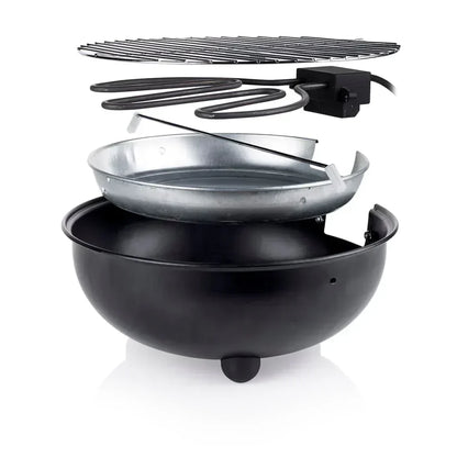 Barbacoa Eléctrica De Mesa Bq-2880  1250 W 30 Cm Negra Tristar