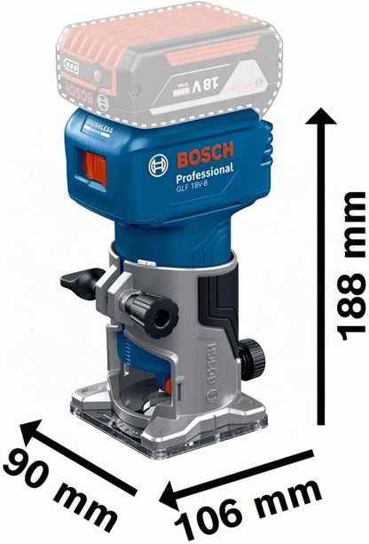 Bosch PRO Fresadora de cantos a batería GLF 18V-8