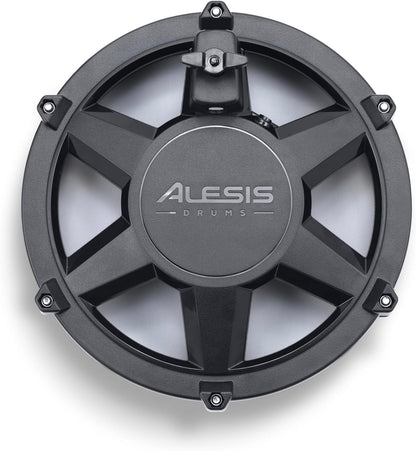 Alesis Nitro Max Kit Batería Electrónica con Parches Silenciosos de Malla, Caja de Doble Zona de 10", Bluetooth, 440+ Sonidos Auténticos, Lecciones Drumeo, USB MIDI, Pedal de Bombo