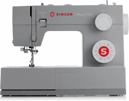 Singer Heavy Duty 4432 Mechanical Sewing Machine, 32 Stitches, Powerful Motor, Automatic Eyelet, Automatic Threader, Stainless Steel Reinforcement Plate