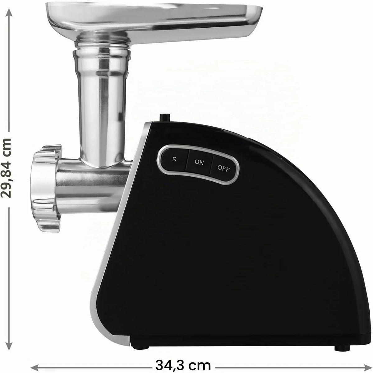 Nictemaw Picadora de carne eléctrica 5 en 1, multifunción, con 4 cuchillas y 3 placas de corte de acero inoxidable, para salchichas, otros accesorios para galletas, albóndigas, 2000 W máx