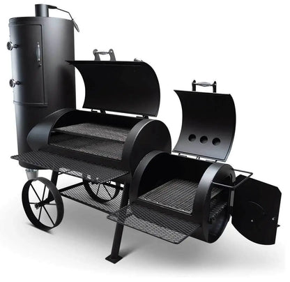 2026 Ahumador Offset Yoder Smokers 24" Durango | Multifuncional para barbacoa al aire libre
