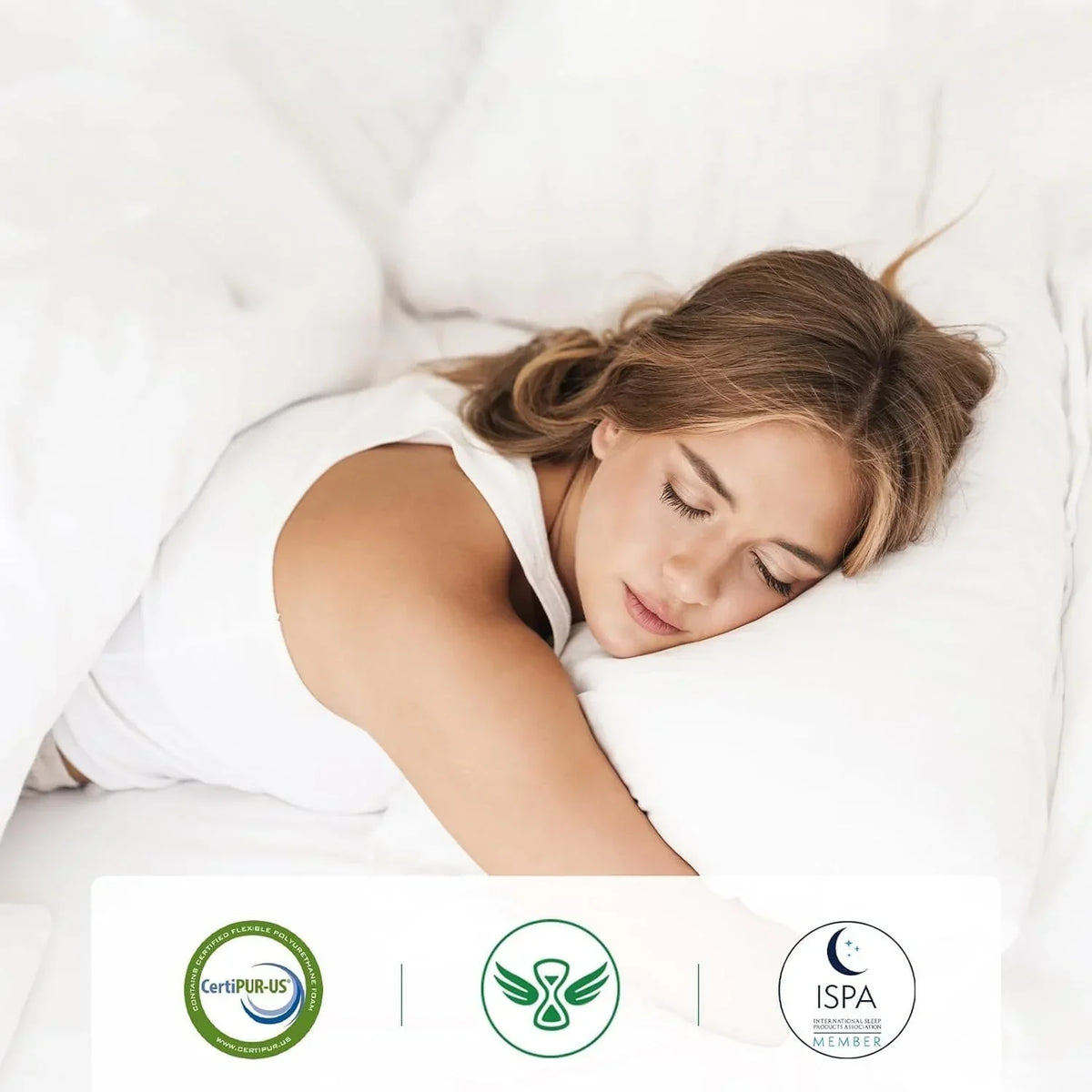 Memory Foam Mattress 140 x 200 cm Memory Foam, Height 30 cm, Comfort and Medium Firmness | Anti-Mite, Anti-Bacterial, Breathable, Hypoallergenic | Oeko-Tex Certified, Spring Mattress