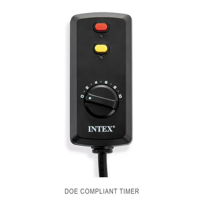 Bomba de filtro de arena Intex Krystal Clear™ de 8,500 galones y sistema de cloro para piscina de agua salada