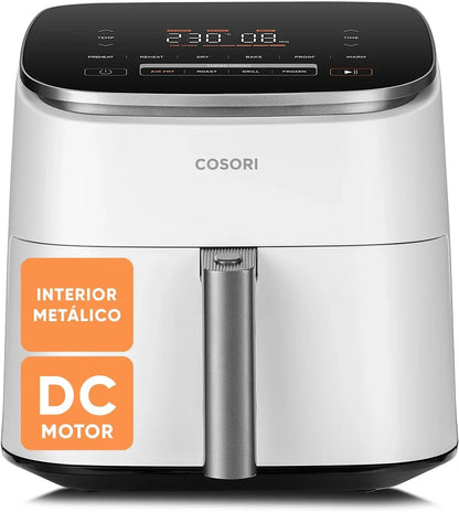 Cosori Freidora de Aire Turbo Blaze 6L, 9en1, Ultrarrápida, 95%Menos Aceite
