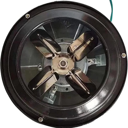 Ventilador de escape de chimenea de 100 W/120 W, evacuador de humo, ventilador de chimenea, inductor de corriente de aire para un flujo de aire eficiente, adecuado para chimeneas y chimeneas (1 unidad