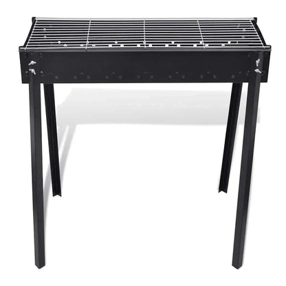 Barbacoa De Carbón Cuadrada Con Soporte Vidaxl