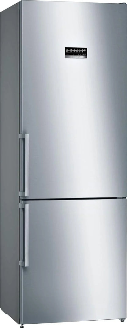 Bosch Serie 4 - Frigorífico combinado, NoFrost, alto 203 x ancho 70 cm, 438 L, Tecnología VitaFresh, Blanco - KGN49XIDQ