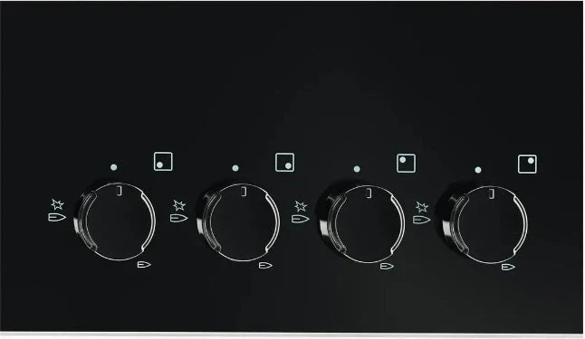Płyta gazowa ELECTROLUX EGG6407K 59x51cm 4 palniki żeliwny ruszt czarny