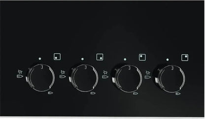 Płyta gazowa ELECTROLUX EGG6407K 59x51cm 4 palniki żeliwny ruszt czarny