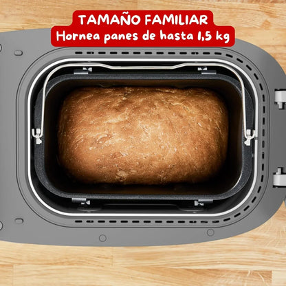 Moulinex Home Bread Baguette, Panificadora de 16 programas