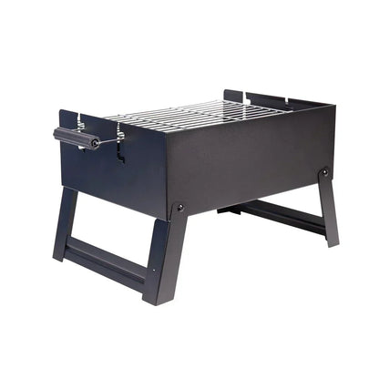 Cofan Barbacoa De Carbón Portátil | Parrilla De Acero Cromado | Barbacoa Plegable | Con Asas Laterales | Ideal Para Camping, Jardín Y Terraza | Medidas: 45,5 X 34,5 X 31,5 Cm