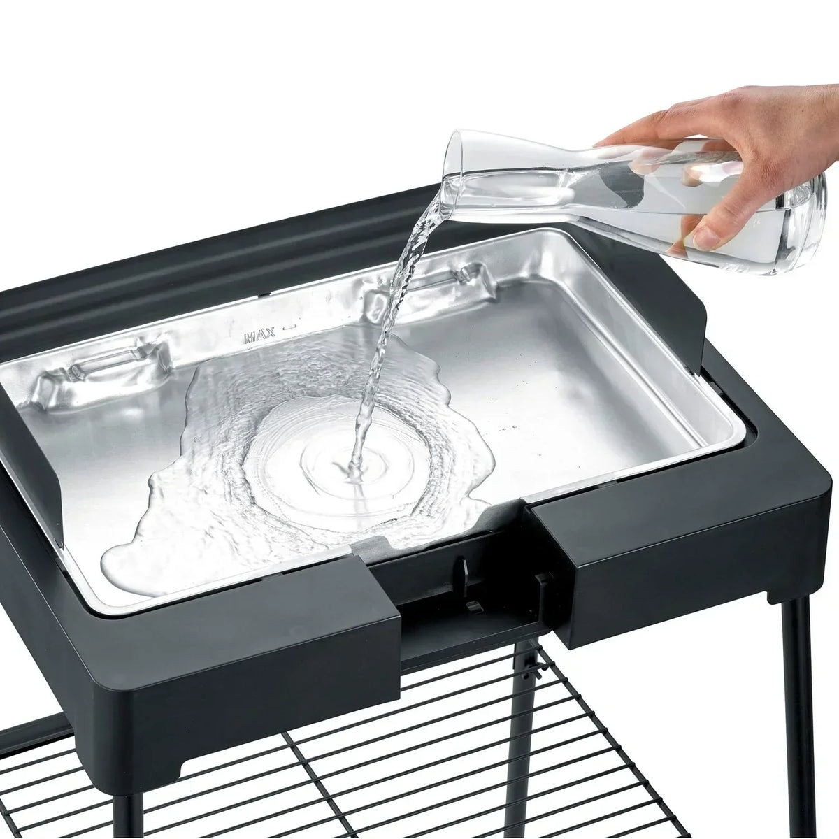 Barbacoa Con Patas Con Parrilla Acanalada 2200 W Pg 8568 Severin