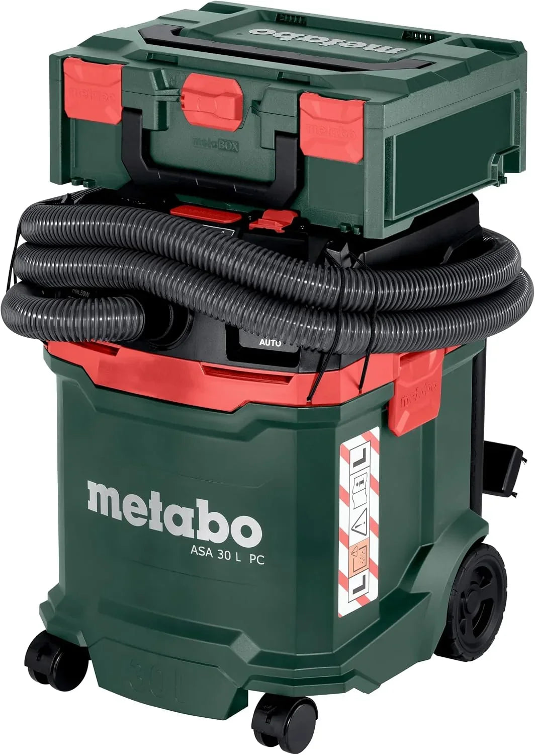 metabo ASA 30 L PC Aspirador Industrial, Aspiradora Seco y Húmedo 30L