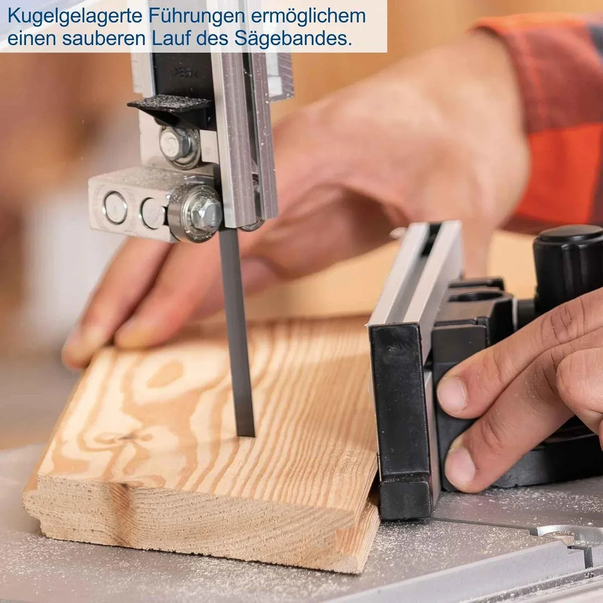 Sierra de cinta vertical HBS400 Scheppach - 230V 50Hz 740W - 175mm marca CEVIK